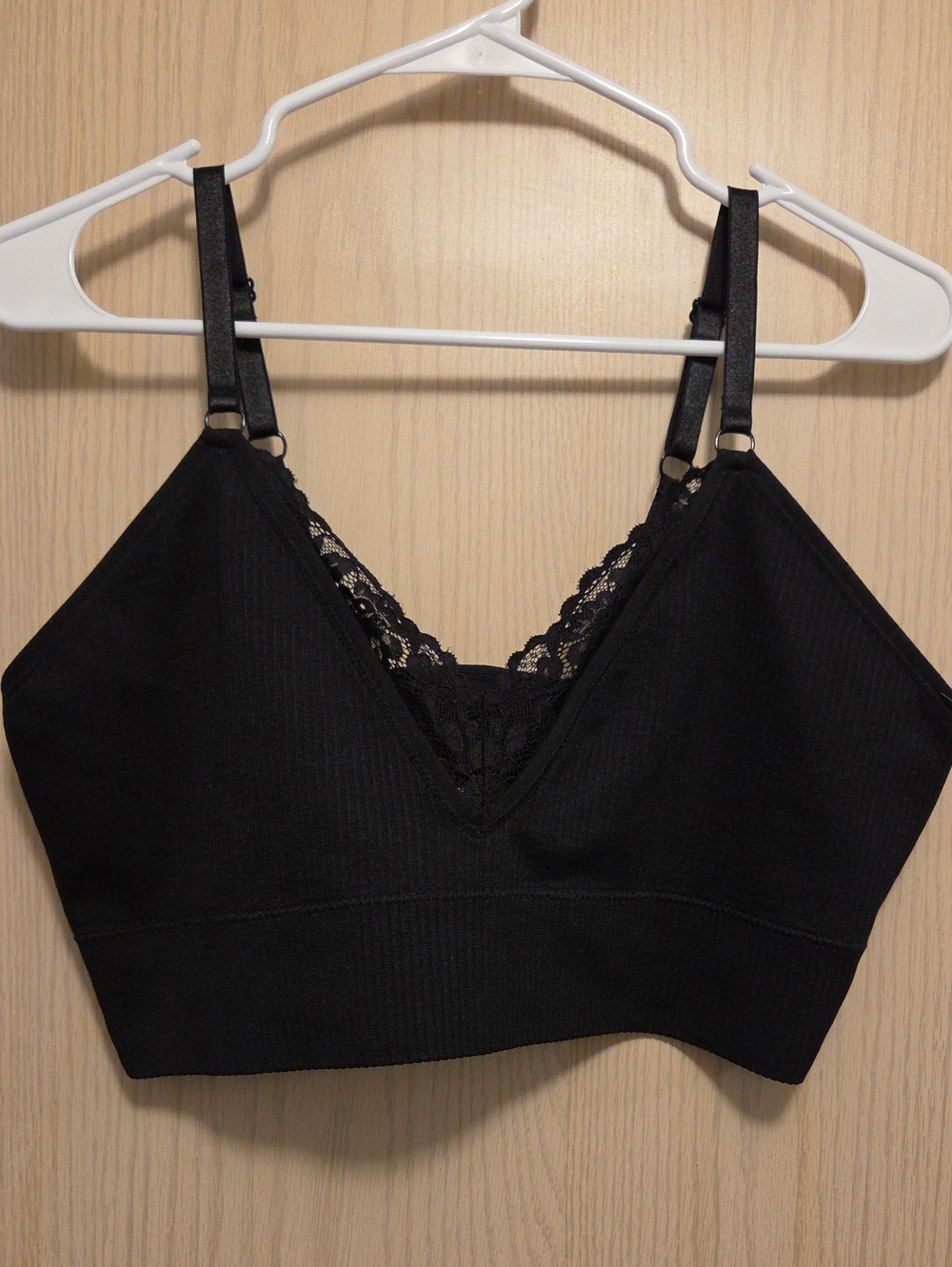 torrid Black Lace-Trim Bralette